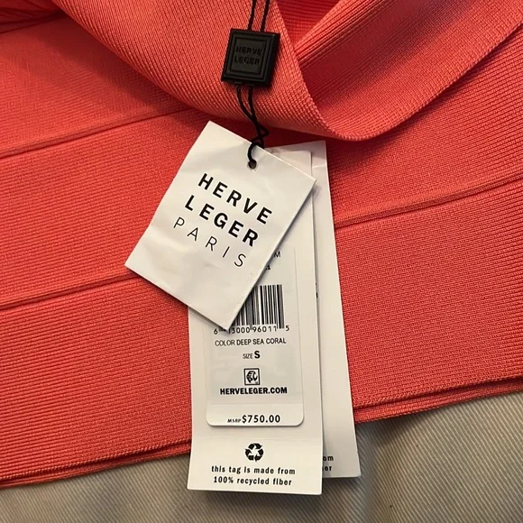 New Authentic Herve Leger one shoulder dress Small - Picture 4 of 7